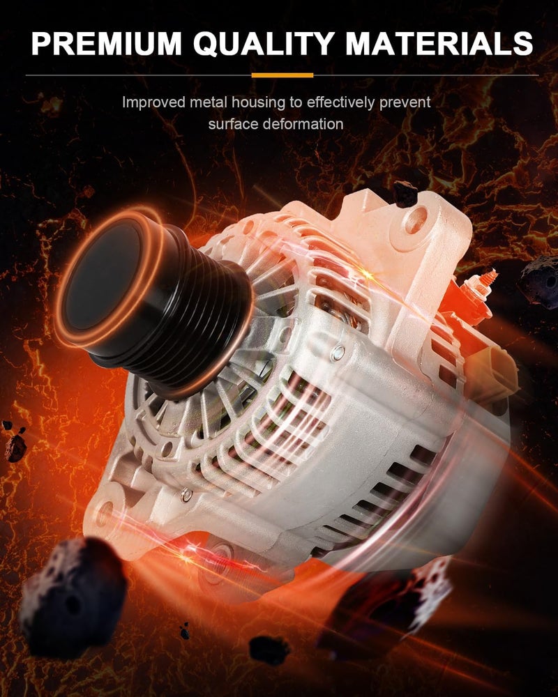 ROADFAR Alternator Compatible for for Toyota for Tacoma 2.7L 2007-2016, Replace 11354 - Image 2